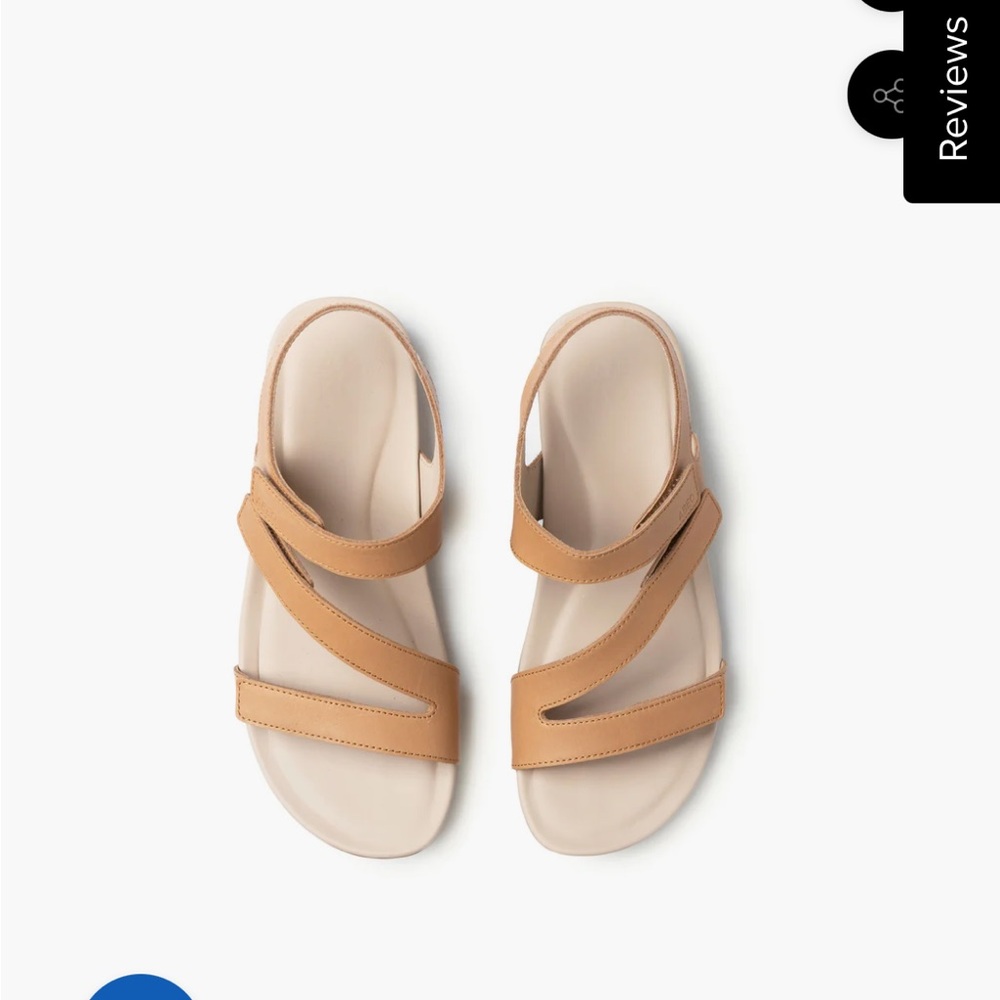 ABEO Olivia leather sandal size 8